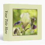 Afternoon Sun Iris Bloom Vinyl Binder