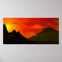 Afternoon Sunset Print posters
