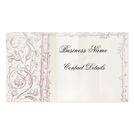 Afternoon Tea! Business Card Template (back side)