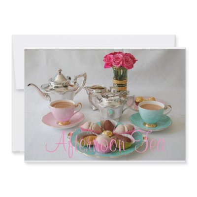 Afternoon Tea personalized invitation