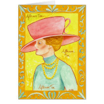 Afternoon Tea Lady cards
