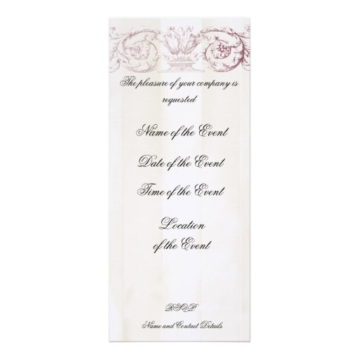 Afternoon Tea on Linen Invites