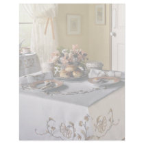 Afternoon tea setting personalized letterhead