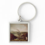 Afternoon view of Coalbrookdale, 1777 Keychain
