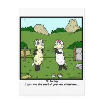 Aftershave postcards