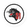 AG 51 Immelmann Round Stickers