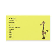 AG- Whimsical Giraffe Business Cards profilecard
