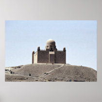 Aga Khan Tomb, Aswan, Egypt Desert Poster