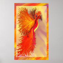 Again Phoenix w/border poster posters