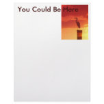Against A Red Sky Custom Letterhead