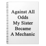 Against All Odds My Sister Became A Mechanic Notebooks