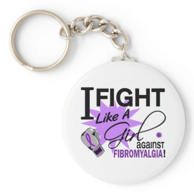 Against Fibromyalgia Key Chain by fightlikeagirlgifts