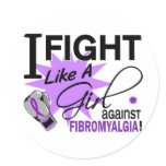 Against Fibromyalgia Stickers
