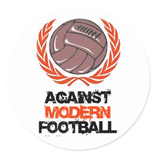 Against Modern Football sticker