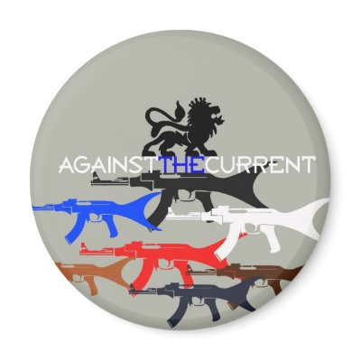 AGAINST THE CURRENT REFRIGERATOR MAGNETS by Defiant_Lion