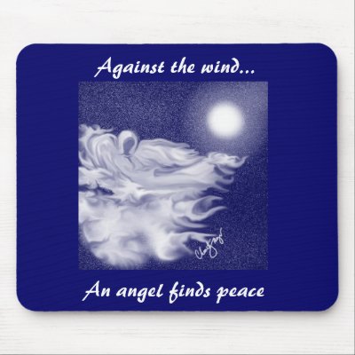 Against the Wind Mouse Pad by godsworld4you