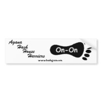Agana Hash House Harriers bummper sticker bumper stickers