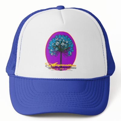 Agapanthus cap trucker hats by Duncan_Reed