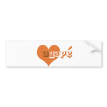 Agape Bumper Sticker