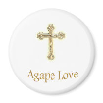 Agape Love Christian items Refrigerator Magnets