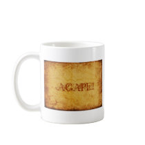 AGAPE!!... RELIGIOUS CUP COFFEE MUG