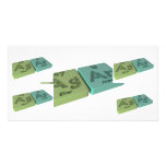 Agar as Ag Silver and Ar Argon Custom Photo Card