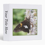 Agastache And Skipper Butterfly Vinyl Binder