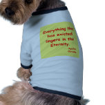 agatha christie eternity doggie tshirt