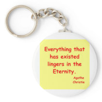 agatha christie eternity key chain