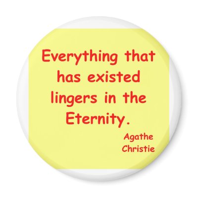 agatha christie eternity magnet by jimbuf