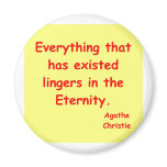 agatha christie eternity magnets