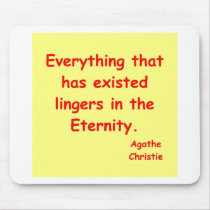 agatha christie eternity mouse pad