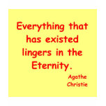 agatha christie eternity t-shirts
