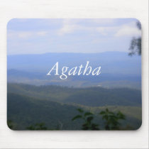 Agatha mousepads by lollypopgirrrl Agatha mousepads