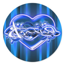 Agatha Round Sticker
