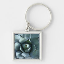 agave blue key chain