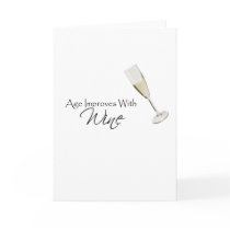 Age Improves With Wine cards