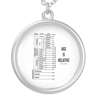 Age Is Relative (Epochs Eons Periods Geological) necklace