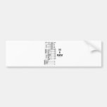 Age Is Relative (Geological Time Chart) Bumper Sticker
