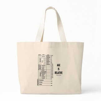 Age Is Relative (Geological Time Humor) bag