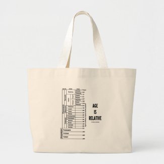 Age Is Relative (Geological Time Humor) Canvas Bag