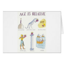 Age Is Relative Greeting Card