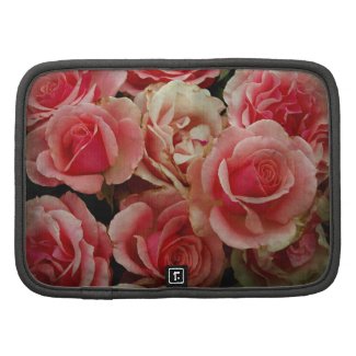 Aged Beauty Pink Floral Flowers Bouquet Organizer