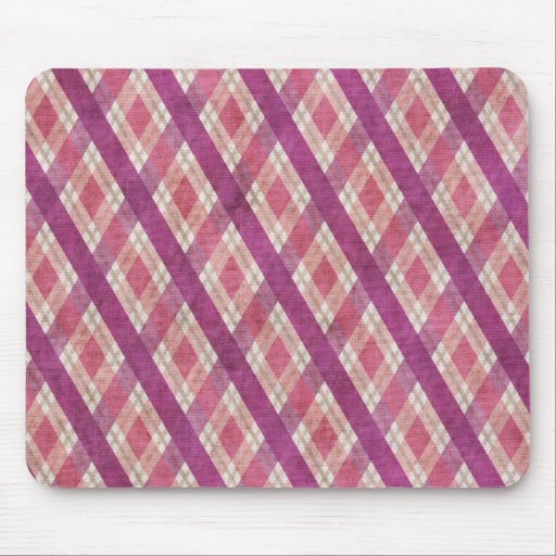 Aged Diamond Plaid Pattern Mousepad Mix2 | Zazzle