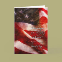 Aged Freedom Flag-b cards