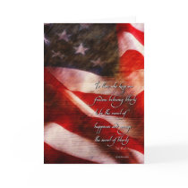Aged Freedom Flag-b cards