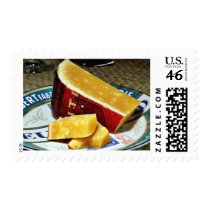 Aged Gouda Cheese Postage Stamps