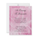 Aged Lace Roses Dinner Party Invitation