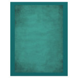 Aged Look Plain Aqua Blue Scrapbook Paper Letterhead