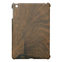Aged Mahogany Wood Texture Case For The iPad Mini
